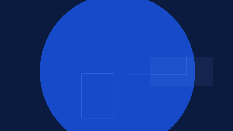 Motif géométrique bleu