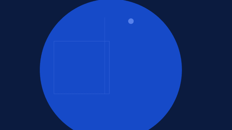 Motif géométrique bleu