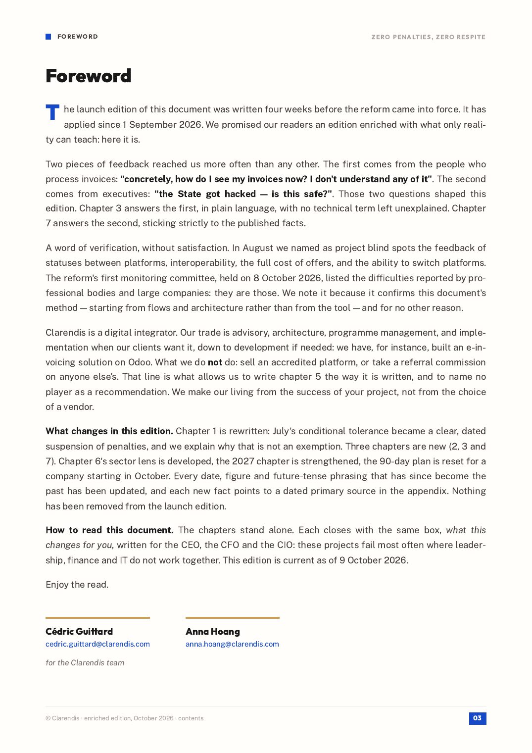 Page 3 of the white paper “Zero penalties, no respite: e-invoicing, enriched edition”