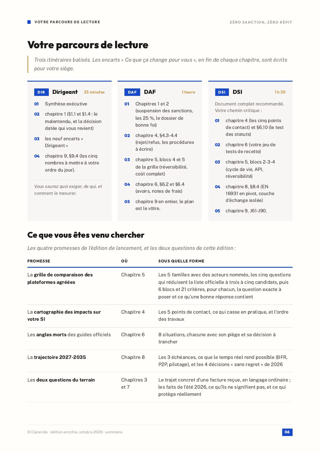 Page 6 du livre blanc « Zéro sanction, zéro répit : facturation électronique, édition enrichie »