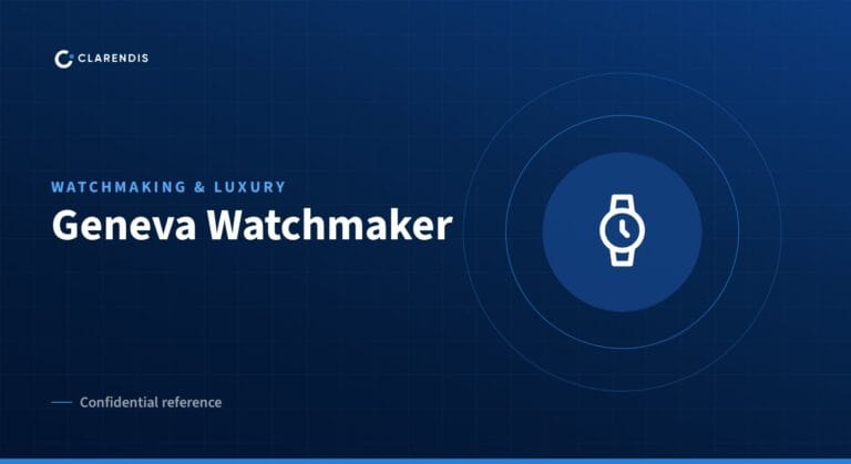 Clarendis confidential reference: Geneva Watchmaker (watchmaking & luxury)