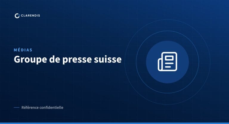 Référence confidentielle Clarendis : Groupe de presse suisse (médias)
