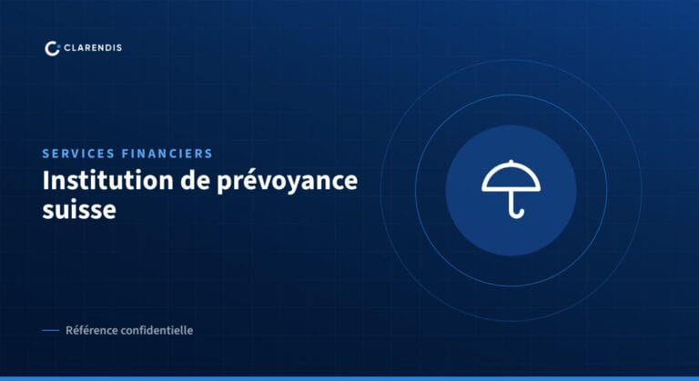 Référence confidentielle Clarendis : Institution de prévoyance suisse (services financiers)