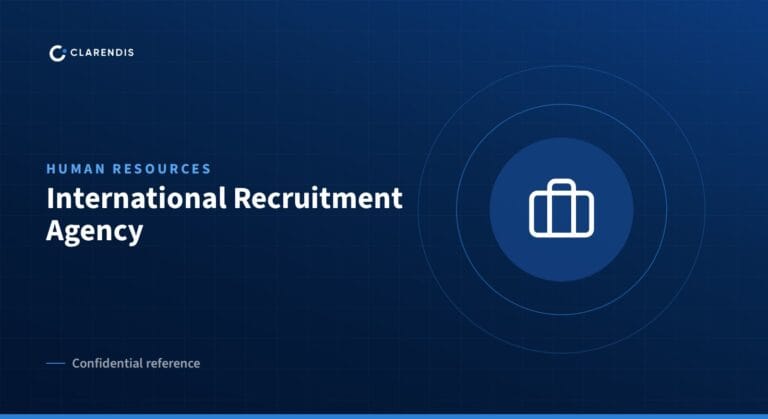 Clarendis confidential reference: International Recruitment Agency (human resources)