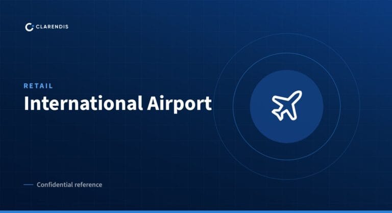 Clarendis confidential reference: International Airport (retail)