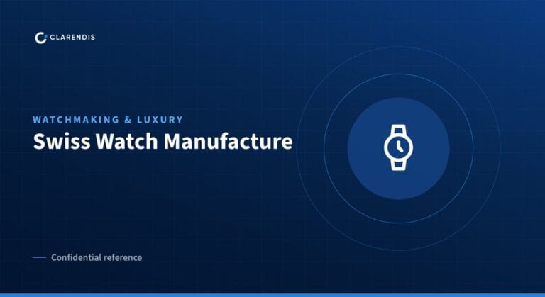 Clarendis confidential reference: Swiss Watch Manufacture (watchmaking & luxury)