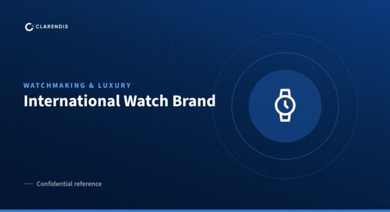 Clarendis confidential reference: International Watch Brand (watchmaking & luxury)