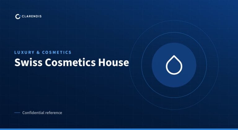 Clarendis confidential reference: Swiss Cosmetics House (luxury & cosmetics)