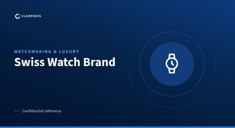 Clarendis confidential reference: Swiss Watch Brand (watchmaking & luxury)